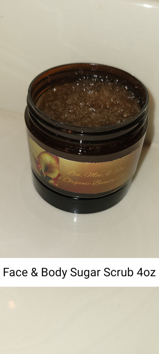 Face & Body Sugar Scrub 4oz